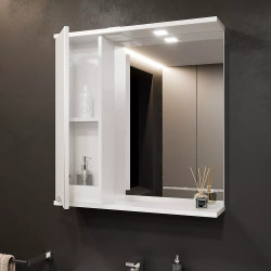 Dulap cu oglinda Bayro Elara 750x750 Left (White) Thumb