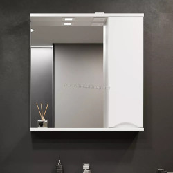 Dulap cu oglinda Bayro Elara 750x750 Right (White)