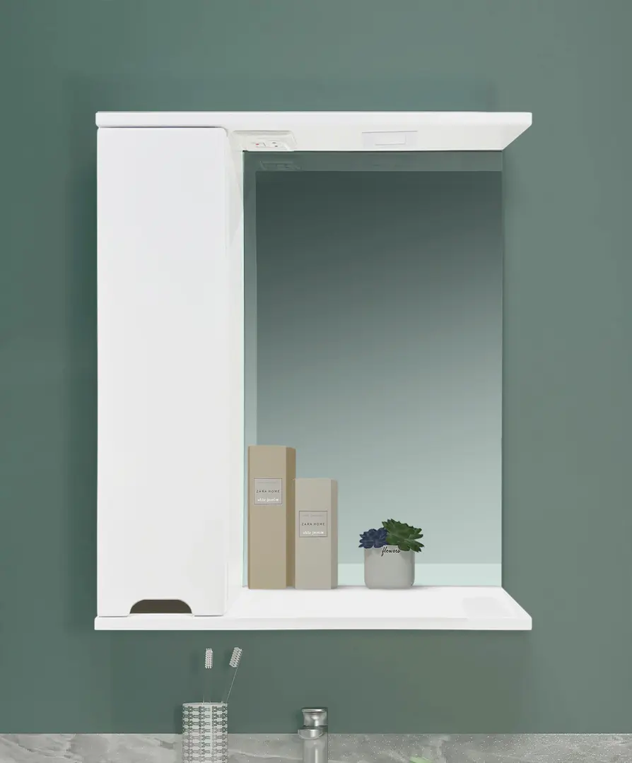 Dulap cu oglinda Bayro Etna 600x750 Left