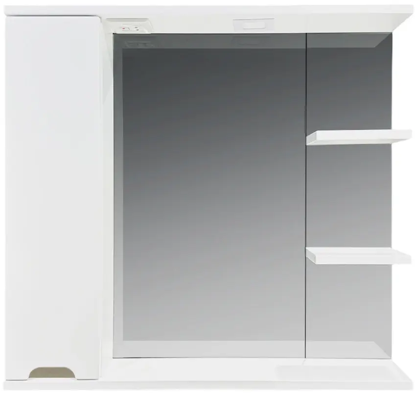 Шкаф с зеркалом Bayro Etna 800x750 Left