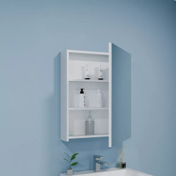 Шкаф с зеркалом Bayro Optima 500x700 (White) Thumb