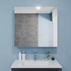 Dulap cu oglinda Bayro Optima 700x700 (White)