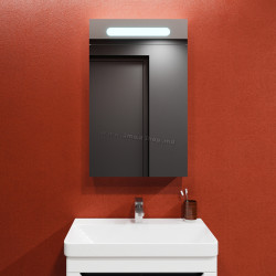 Dulap cu oglinda Bayro Portis LED 500x800 (White)