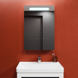 Dulap cu oglinda Bayro Portis LED 600x800 (White)