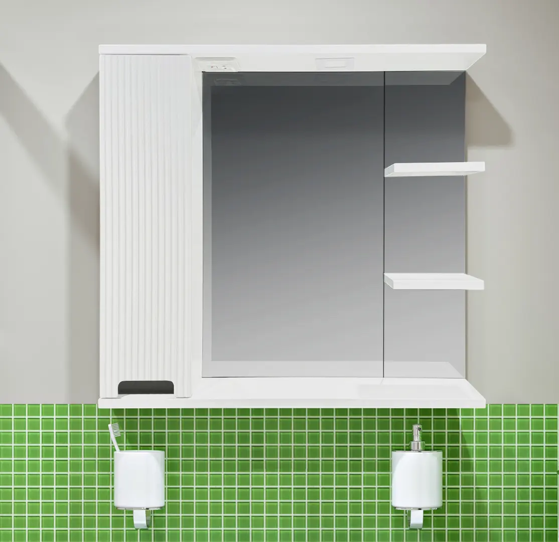 Dulap cu oglinda Bayro Positano 800x750 Left