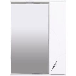 Dulap cu oglinda Bayro Premium 650x750 Right (White)