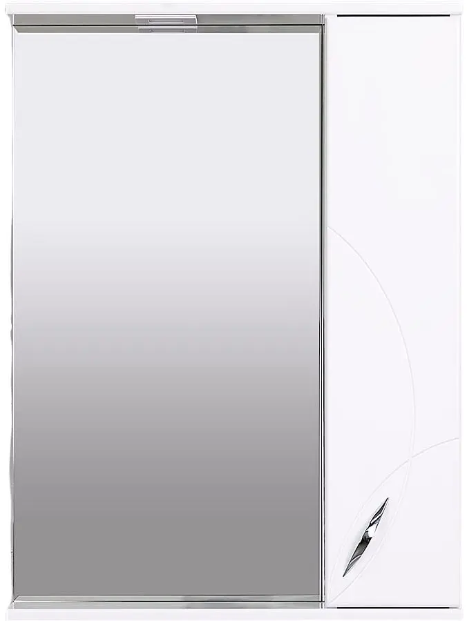 Dulap cu oglinda Bayro Premium 650x750 Right (White)