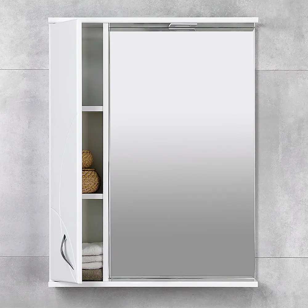 Dulap cu oglinda Bayro Premium 750x750 Left (White) - 5