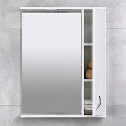 Шкаф с зеркалом Bayro Premium 750x750 Right (White) Thumb