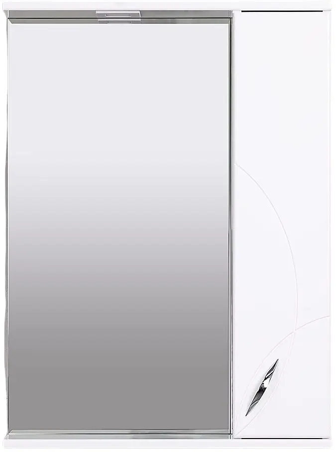 Шкаф с зеркалом Bayro Premium 750x750 Right (White)