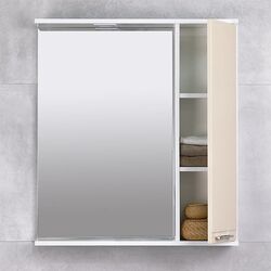 Dulap cu oglinda Bayro Rivera 650x750 Right (Beige) Thumb