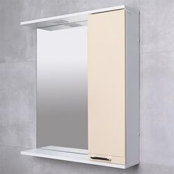 Dulap cu oglinda Bayro Rivera 650x750 Right (Beige) Thumb