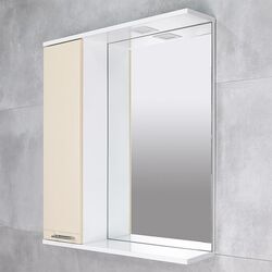 Dulap cu oglinda Bayro Rivera 750x750 Left (Beige) Thumb