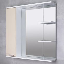 Dulap cu oglinda Bayro Rivera 860x750 Left (Beige) Thumb