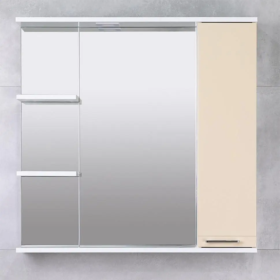 Dulap cu oglinda Bayro Rivera 860x750 Right (Beige)