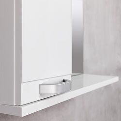 Шкаф с зеркалом Bayro Rivera Pro 650x750 (White) Thumb