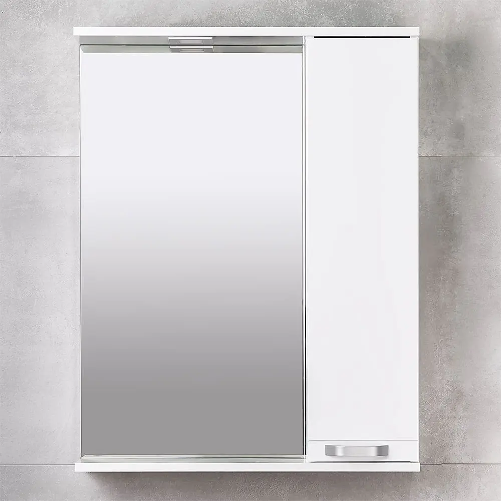 Dulap cu oglinda Bayro Rivera Pro 650x750 (White)