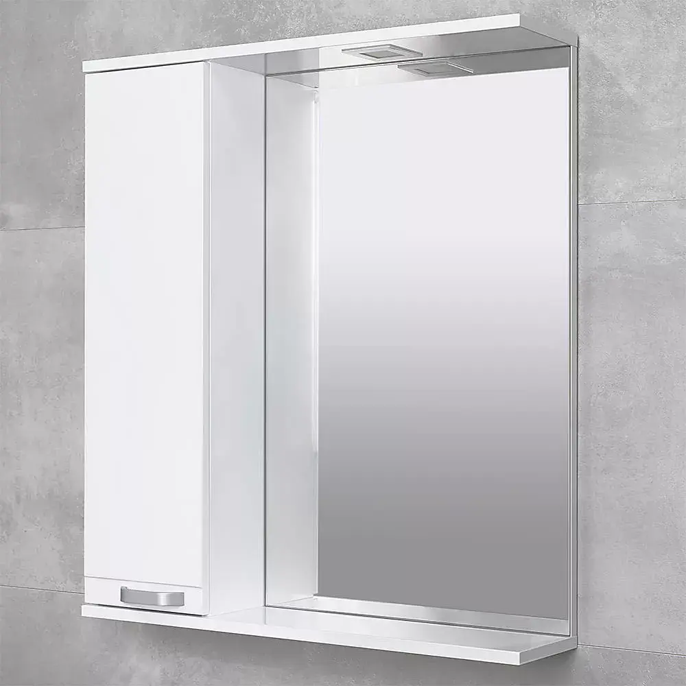 Dulap cu oglinda Bayro Rivera Pro 750x750 (White) - 3