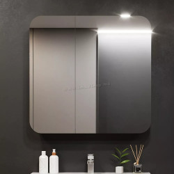 Dulap cu oglinda Bayro Sonata 800x760 (White)