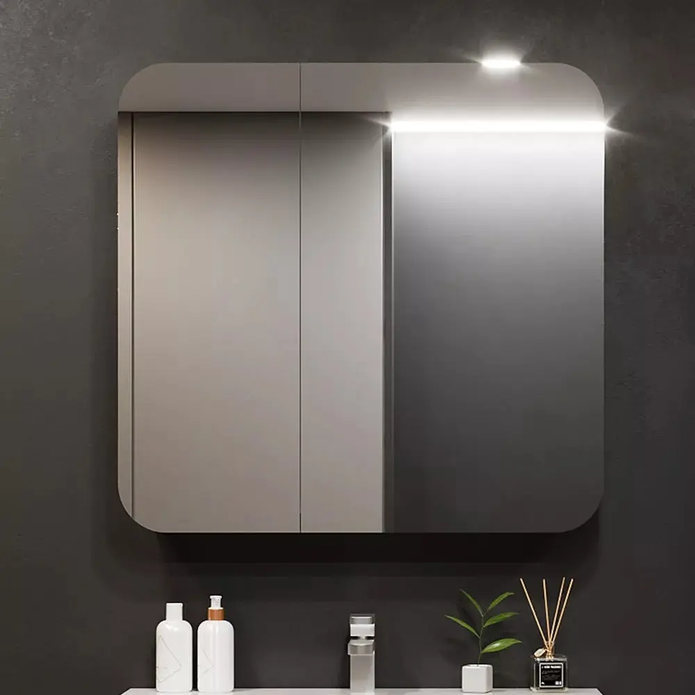 Dulap cu oglinda Bayro Sonata 900x760 Right (White)