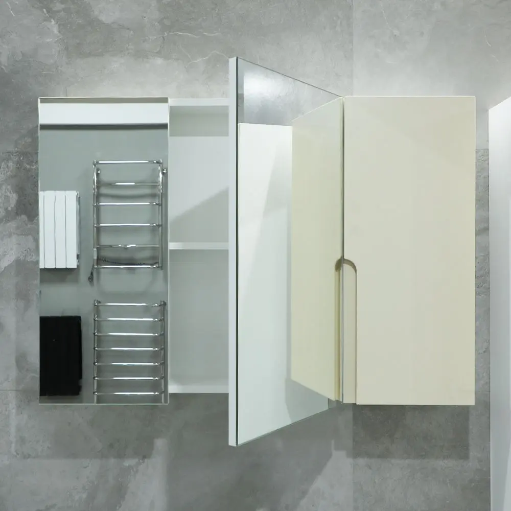 Dulap cu oglinda Bayro Sorento 1000x700 (Ivory) - 3