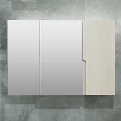 Dulap cu oglinda Bayro Sorento 1000x700 (Ivory)