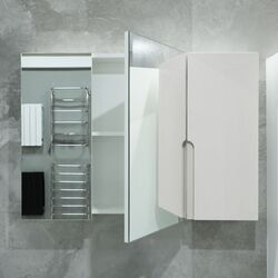 Dulap cu oglinda Bayro Sorento 1000x700 (White Matte) Thumb