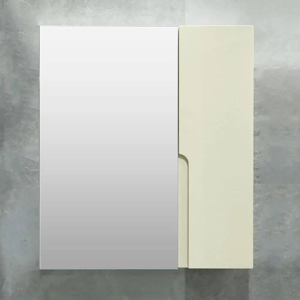 Dulap cu oglinda Bayro Sorento 600x700 (Ivory)