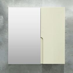 Dulap cu oglinda Bayro Sorento 800x700 (Ivory)