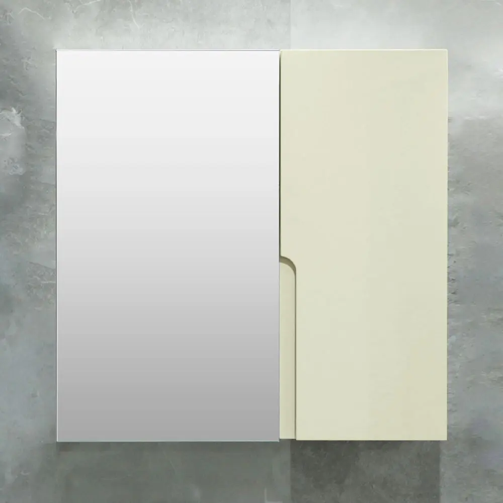 Dulap cu oglinda Bayro Sorento 800x700 (Ivory)