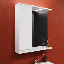 Dulap cu oglinda Bayro Studio 600x750 Left (White) Thumb