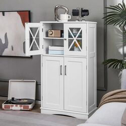 Шкаф Costway BA7884WH (White) Thumb