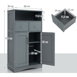 Dulap Costway BA7885GR (Gray) Thumb