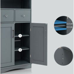 Dulap Costway BA7885GR (Gray) Thumb