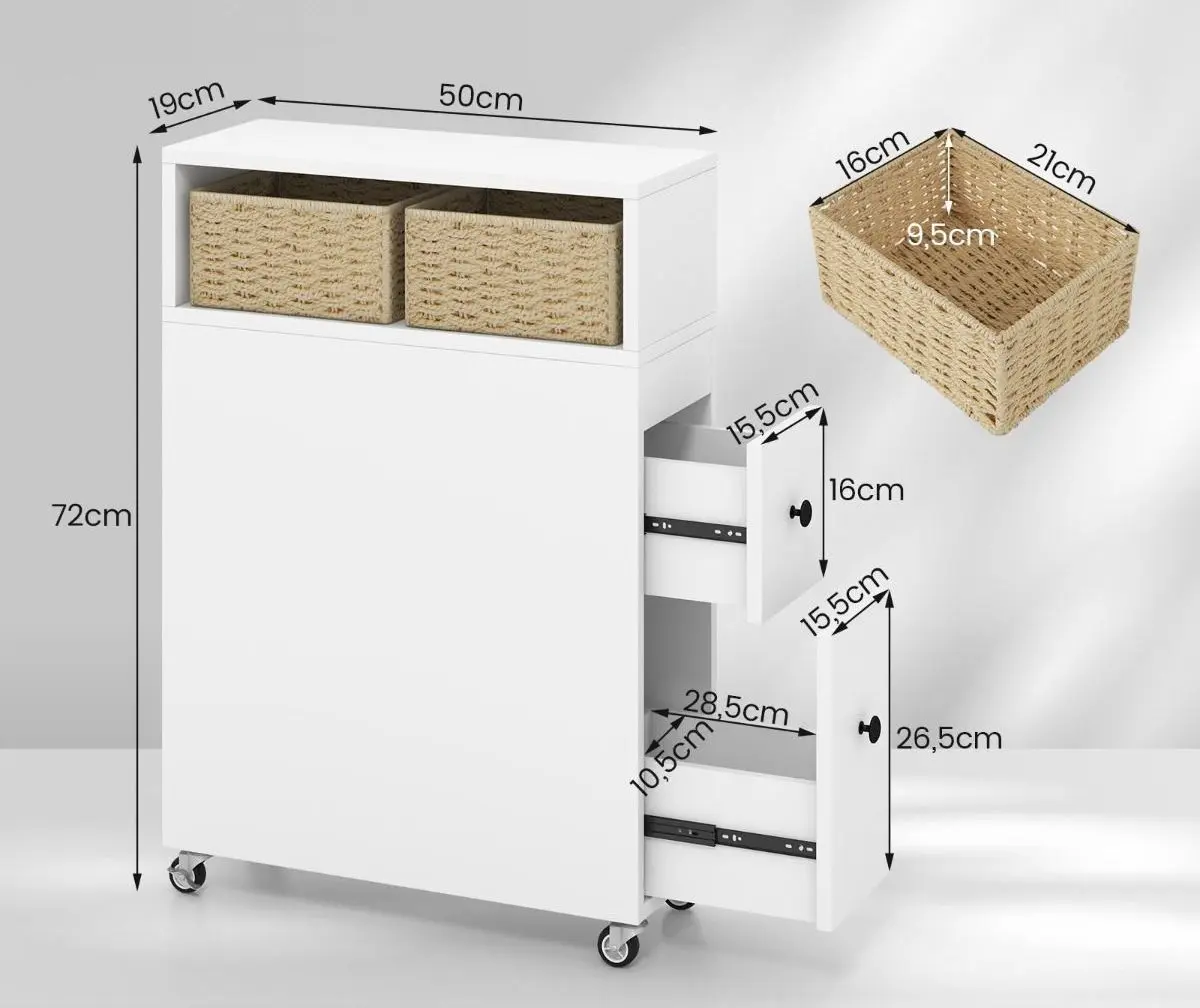 Dulap Costway BA7904WH (White) - 4