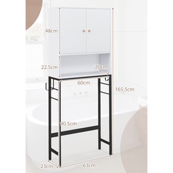 Dulap Costway BA8181WH (White/Black) Thumb