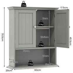 Dulap Costway HW66689GR (Grey) Thumb