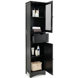 Шкаф Costway JV10679DK (Black) Thumb