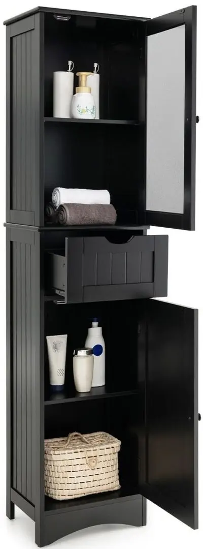 Шкаф Costway JV10679DK (Black) - 5