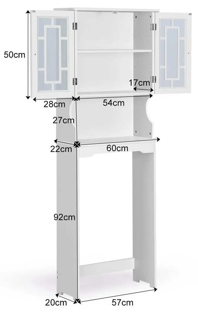 Dulap Costway JV10740WH (White)