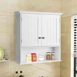 Шкаф навесной Costway HW66689WH (White)