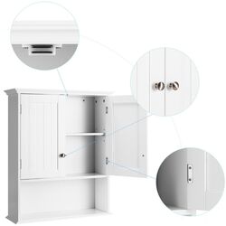 Шкаф навесной Costway HW66689WH (White) Thumb
