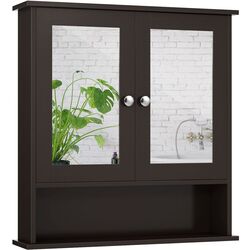 Dulap cu oglinda Costway BA7396BN (Brown) Thumb