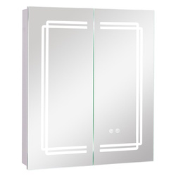 Dulap cu oglinda Costway BA8162DE (White) Thumb