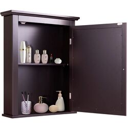 Dulap cu oglinda Costway HW59321BN (Brown) Thumb