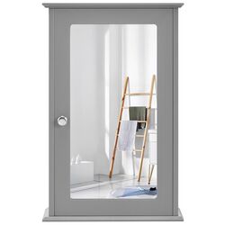 Dulap cu oglinda Costway HW65846GR (Grey) Thumb