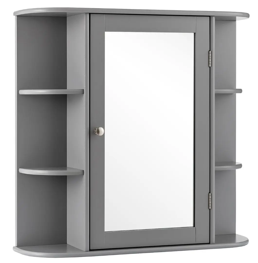 Dulap cu oglinda Costway JV10446GR (Grey)