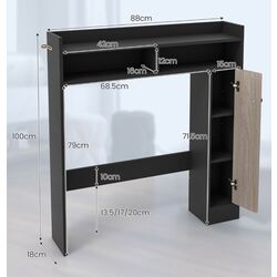 Шкафчик Costway BA7881DK (Black) Thumb