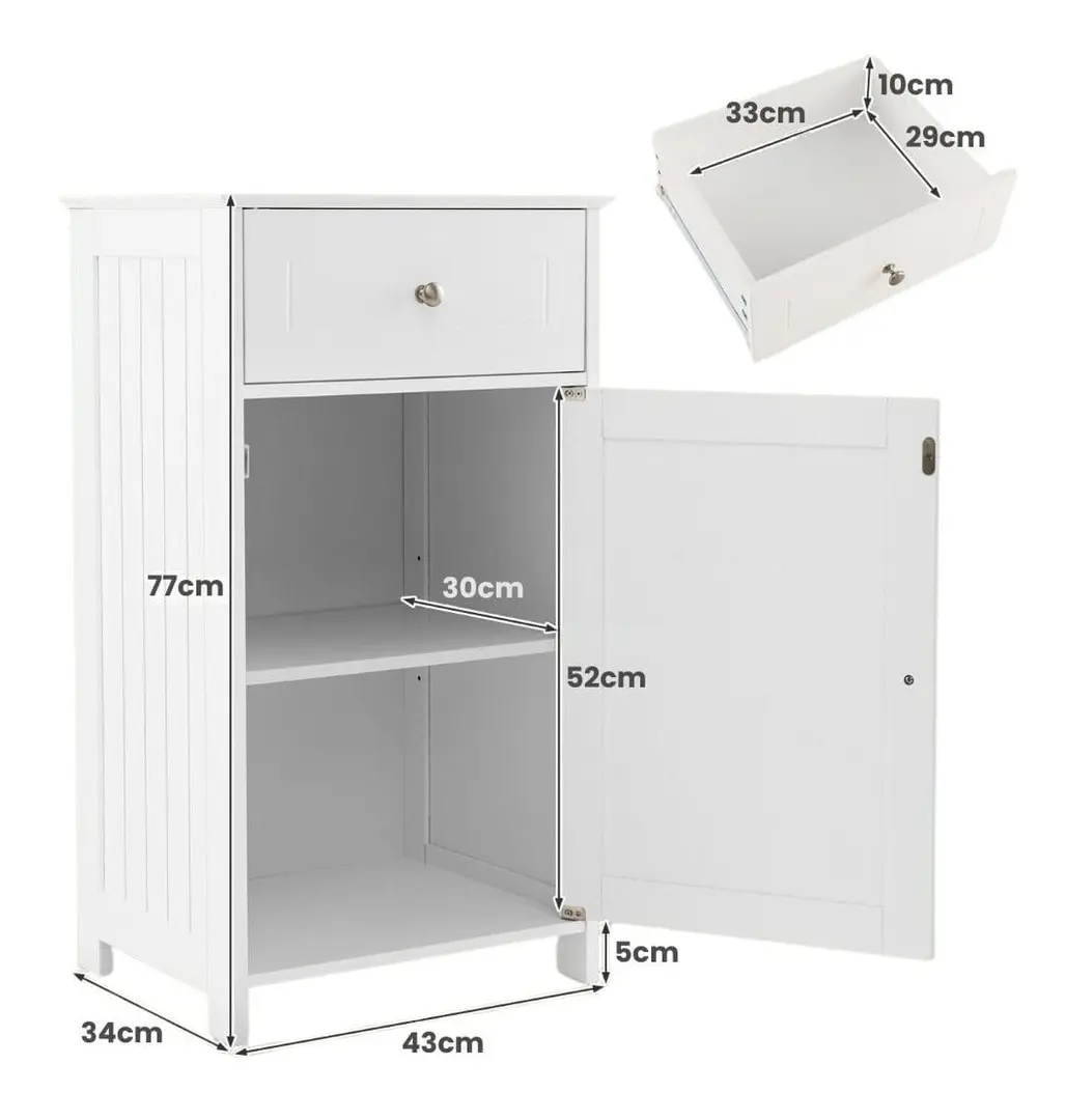 Dulap Costway BA7919WH (White)