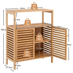 Шкафчик Costway JV11253NA (Natural) Thumb